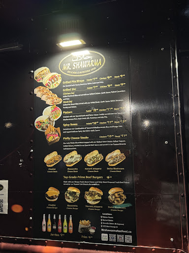 Photo of Mr. Shawarma Vancouver Shawarma and Cheesesteak, Burger, and Falafel - 655 Burrard Street At the corner of Burrard and, Melville St, Vancouver, BC V6Z 1A1